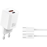 XO Kućni punjač L149 PD 30W beli + kabl TipC 0348 Cene