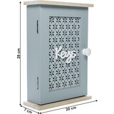 Kondela Starinska omarica za ključe, siva/naravna, DODOMA | Shoptok.si