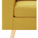  2-dijelni set sofa od tkanine žuti | shoptok.hr