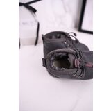 Boto Children's Lace-up Snow Boots Insulated With Fur Grey Hunter | Shoptok.si