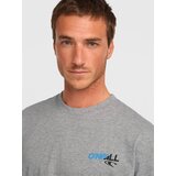 O'neill Majica 'Essentials 90s' azur / pegasto siva / črna | Shoptok.si
