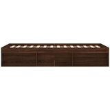  Za krevet smeđa boja hrasta hrasta 100x200 cm | shoptok.hr
