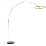 QAZQA Design booglamp goud incl. LED 3-staps dimbaar - Anello | Shoptok.si