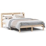 Maison Chic Posteljni okvir - Dvoposteljna postelja - Zakonska postelja brez vzmetnice 120x190 cm trdna borovina-J10415, (21761303) | Shoptok.si