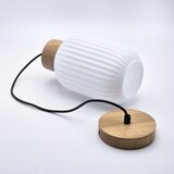  Luster na kablu HARMONY 1xE27/15W/230V prečnik 14 cm bela/hrast | Eponuda.com