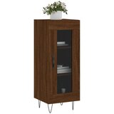  Komoda boja smeđeg hrasta 34,5 x 34 x 90 cm konstruirano drvo Smeđa | shoptok.hr