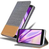 Cadorabo Ohišje, združljiv z Alcatelom v svetlo sivi rjavi barvi - zaščitni pokrov z magnetnim zapiranjem, stoječo funkcijo in režo za kartico, (20572496) | Shoptok.si