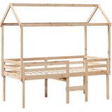  Visoki krevet s krovom 80 x 200 cm od masivne borovine | shoptok.hr