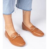 Gemre Brown elegant loafers with rhinestones Banzao | Shoptok.si