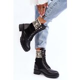 Boto Women's Ankle Boots Brogues with Sock Black Hakina | Shoptok.si