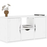 Furnova TV omarica s predalom "ODDA" bela 79x24x40 cm masivni les bor, (21922531) | Shoptok.si