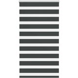 vidaXL Zavjesa zebra crna 85x150 cm širina tkanine 80,9 cm poliester | shoptok.hr