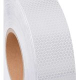 vidaXL Reflektirajuća traka bijela 5 cm x 50 m PVC | shoptok.hr