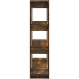 Ormarić Knjižna omara/pregrada dimljeni hrast 100x30x123,5 cm, (20601326) | Shoptok.si