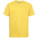 RUSSELL Slim Fit Yellow T-shirt