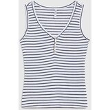 Marisse Women's T-Shirt L-Ts-4680 White_Navy | ePonuda.com