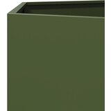  Vrtna sadilica maslinastozelena šesterokutna 138x120x45cm čelik | Eponuda.ba