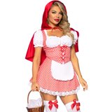 Leg Avenue Fairytale Miss Red L Cene