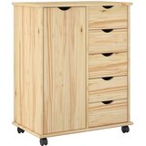  Mobilni ormar Smeđa 63,5 x 39 x 79 cm Čvrsto borovo drvo | Eponuda.ba
