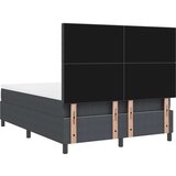  Osnovni krevet s madracem tamno siva 160x200 cm kordurojska tkanina | shoptok.hr