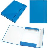 Optima Mapa kartonska s gumicom lak A4/3 cm plava 22490 | shoptok.hr