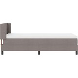  Krevet s opruga kutije Sivo-smeđa 200 x 100 cm tkanina | shoptok.hr