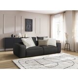 Bobochic Paris Črna sedežna garnitura iz umetnega usnja 260 cm Boheme – | Shoptok.si