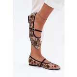 Boto Ballet Flats With Embroidery And Strap Black Lilindraen Cijene