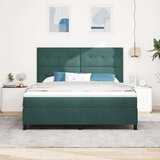 Box vzmetnica Temno zelena Žamet 180 x 200 cm, (22054086) | Shoptok.si
