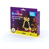 Aigostar LED božićna dekoracija zvono 18 cm, napajanje 3x AAA Slike