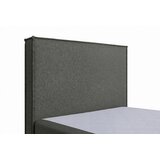 MID.YOU POSTELJA Z VZMETNICO 100 cm x 200 cm , tekstil, leseni material antracit | Shoptok.si