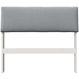 vidaXL Tapecirani uzglavlje Svijetlo siva 90 cm Čvrsto borovo drvo | shoptok.hr