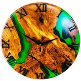 Drveni sat od maslinovog drveta 40 cm | shoptok.hr