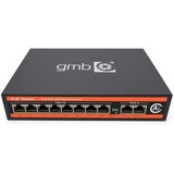 Gembird gmb poe -FS1010PG switch, IEEE802.3af/at, 8 poe 10/100M, 2 up-link 100/1000M , 52V 120W, 30W/PoE, vl Cene