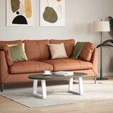  Noge za klub stolić V-oblika 2 kom Bijele 30 x (30-31,3) cm Čelik | shoptok.hr
