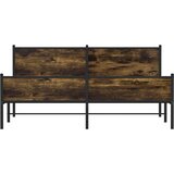  Metalni okvir kreveta bez madraca boja hrasta 160x200 cm | shoptok.hr
