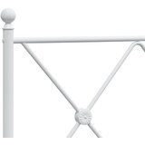 Metalno zamjensko uzglavlje bijelo 120 cm | shoptok.hr