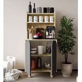 Hanah home višenamenska samostojeća polica parma 2 sapphire hrast anthracite | Eponuda.com