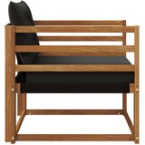  Set vanjskih sofa Čvrsto drvo akacije i Textilene Prirodna | shoptok.hr