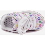 Boto Shiny Girls Sports Shoes With Flowers White Tessina | ePonuda.com