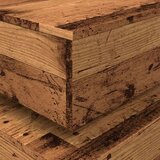 vidaXL Stolić za kavu s LED svjetlima boja staro drvo 50 x 50 x 40 cm | shoptok.hr