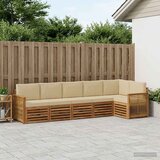  Set vanjskih sofa 5 kom. Prirodna | shoptok.hr