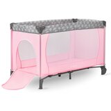 Momi prenosivi krevetac belove pink 1 nivo