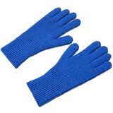 HURTEL Unisex modre pletene rokavice za telefon z izrezi za prste, (21831562) | Shoptok.si