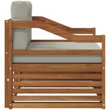 Vanjski kauč Prirodna i svjetlosiva | shoptok.hr