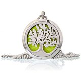  Aromaterapevtska ogrlica – Drevo življenja, 30 mm - Stainless steel - Rojstni dan - Dan žena Cene