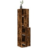 vidaXL Lekarniška omara dimljeni hrast 30x41x174,5 cm inženirski les Cene