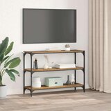 vidaXL Ormarić za knjige Staro drvo 100 x 33 x 71 cm Konstruirano drvo | shoptok.hr