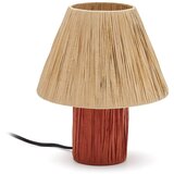 Kave Home Namizna svetilka v naravni barvi/v barvi terakote (višina 25 cm) Pulmi – u