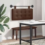  Držeće uzglavlje Zidne Lažna koža - Smeđa 80 cm bez LED | shoptok.hr